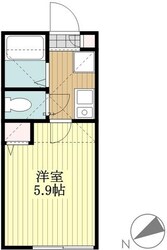 コートハウス弘明寺Ａの物件間取画像